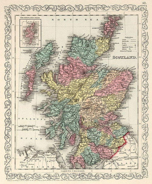 Scotland - Desilver 1859 Poster Print by Desilver Desilver # ITSC0054