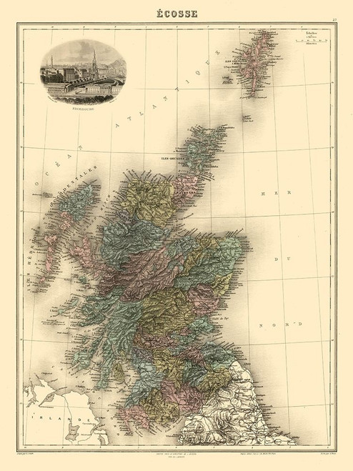 Scotland - Migeon 1892 Poster Print by Migeon Migeon # ITSC0059