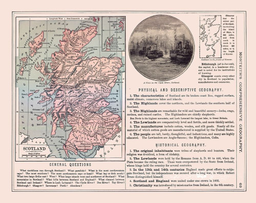 Scotland - Monteith 1882 Poster Print by Monteith Monteith # ITSC0037