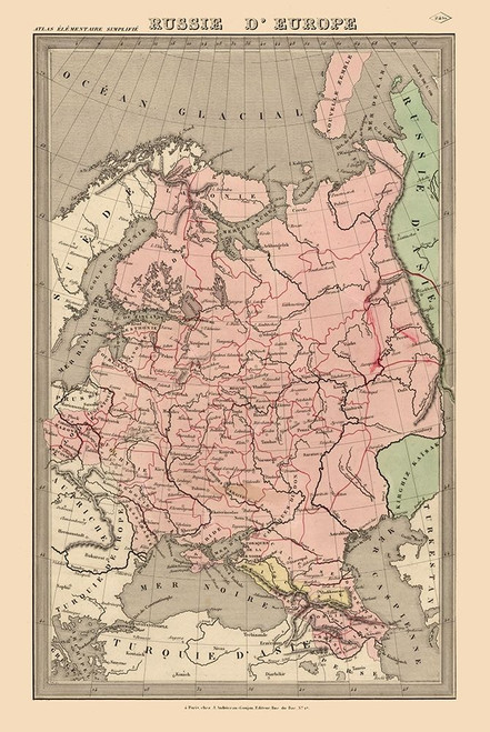 Europe Russia Poster Print by Unknown Unknown # ITRU0090