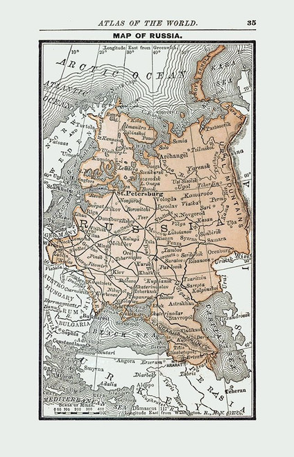 Russia - Alden 1886 Poster Print by Alden Alden # ITRU0046