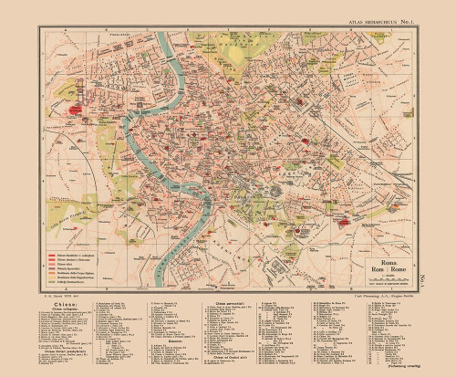 Rome Italy - Streit 1913 Poster Print by Streit Streit # ITRO0012