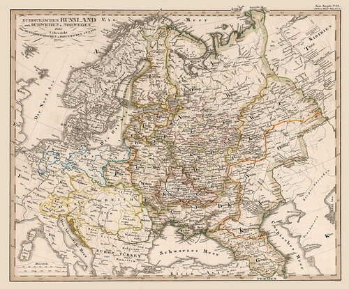 Europe Russia - 1833 Poster Print by Unknown Unknown # ITRU0117