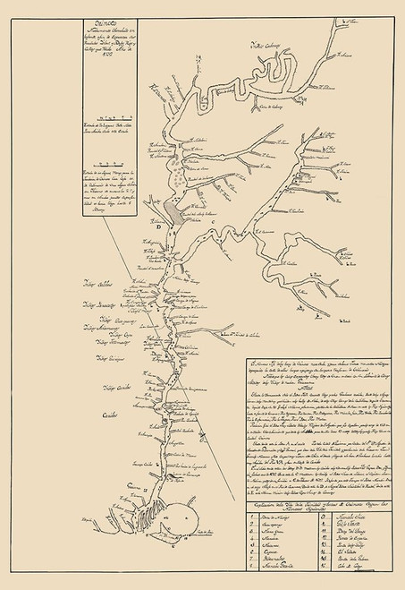 Orinoco River Venezuela Colombia South America Poster Print by Humboldt Humboldt # ITOR0001