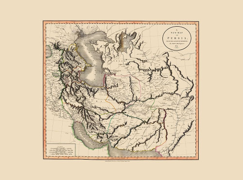 Middle East Persia - Cary 1801 Poster Print by Cary Cary # ITPE0012