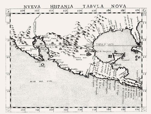 North America New Hispania Mexico United States Poster Print by Ruscelli Ruscelli # ITNA0023