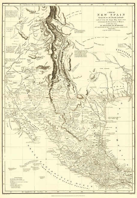 Caribbean New Spain Mexico with Indian Tribe Poster Print by Humboldt Humboldt # ITNA0005