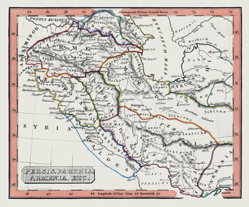 Middle East Parthian Empire Persia Armenia Poster Print by Fenner Fenner # ITME0078