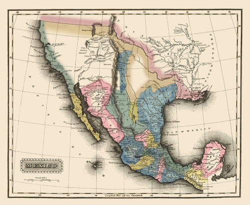 Mexico - Lucas 1823 Poster Print by Lucas Lucas # ITME0012