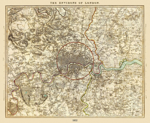 London England - Chapman 1832 Poster Print by Chapman Chapman # ITLO0001