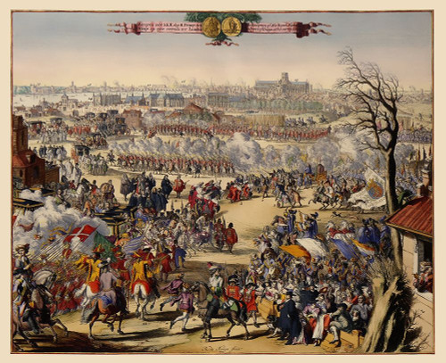 William III Reception London England Poster Print by De Hooghe De Hooghe # ITLO0009