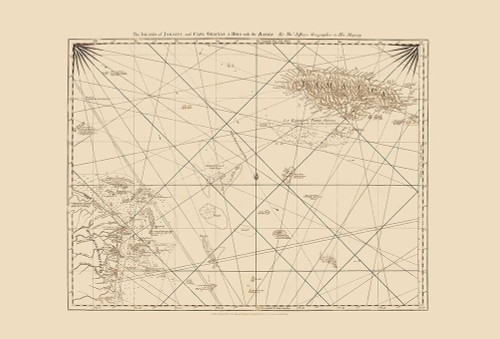 Mosquito Coast Caribbean Jamaica - Jefferys 1775 Poster Print by Jefferys Jefferys # ITJA0017