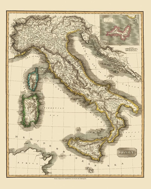 Italy - Thomson 1814 Poster Print by Thomson Thomson # ITIT0007