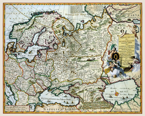 Europe Scandinavia Russia - Visscher 1681 Poster Print by Visscher Visscher # ITEU0187