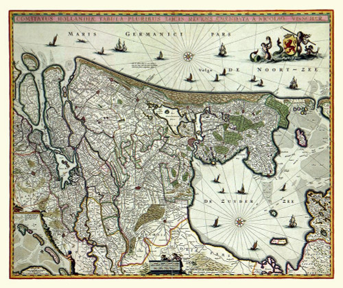 Europe Netherlands - Visscher Poster Print by Visscher Visscher # ITEU0197