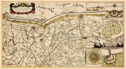 Benelux Flanders Coastal Region Belgium Poster Print by Visscher Visscher # ITFL0009