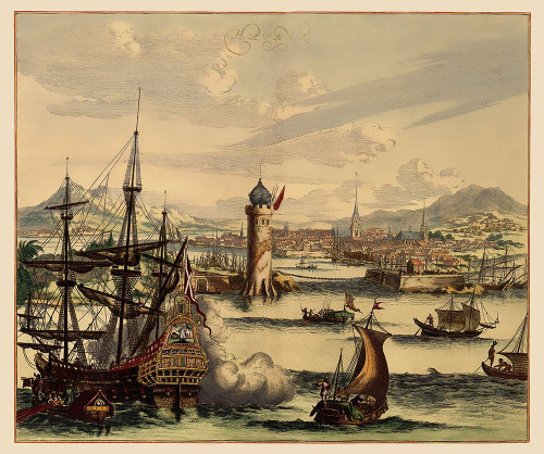 Caribbean Havana Cuba View - Ogilby 1670 Poster Print by Ogilby Ogilby # ITHA0006