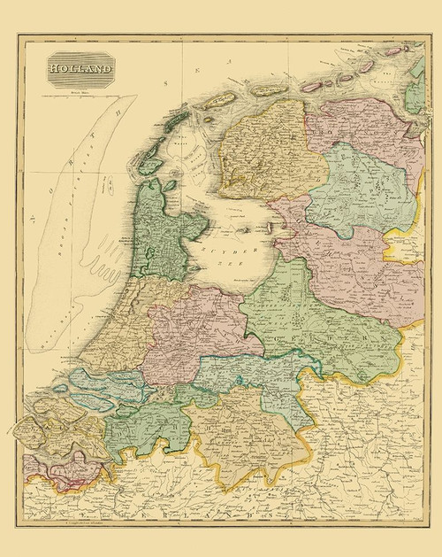 Holland Netherlands - Thomson 1814 Poster Print by Thomson Thomson # ITHO0005
