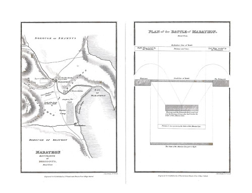 Marathon - Battle - Greece - Oxford 1828 Poster Print by Unknown Unknown # ITGR0041