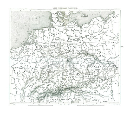 Germany - Thiers 1866 Poster Print by Thiers Thiers # ITGE0051