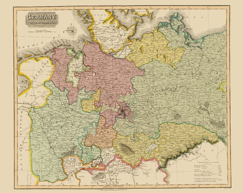 North of the Mayne Germany - Thomson 1827 Poster Print by Thomson Thomson # ITGE0007