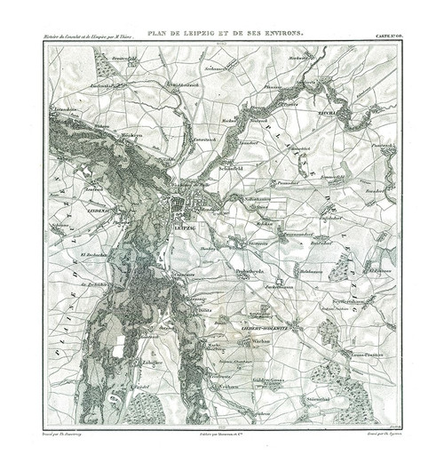 Leipzig Germany - Thiers 1866 Poster Print by Thiers Thiers # ITGE0062