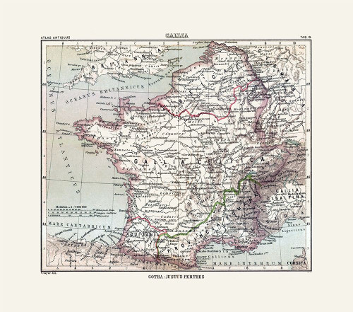 France - Perthes 1896 Poster Print by Perthes Perthes # ITFR0213