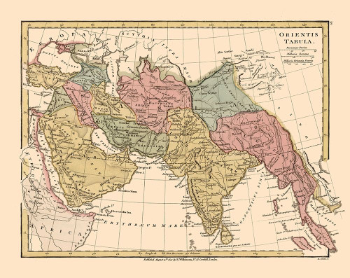 Middle East Asia - Wilkinson 1807 Poster Print by Wilkinson Wilkinson # ITAS0140