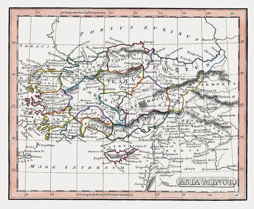 Asia Minor - Fenner 1830 Poster Print by Fenner Fenner # ITAS0063