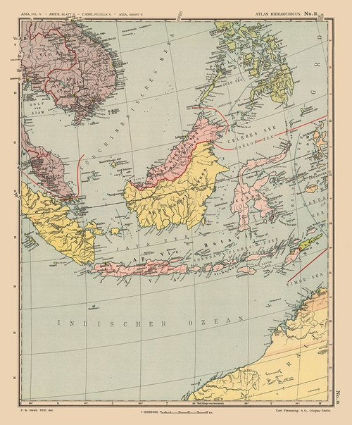 Asia - Streit 1913 Poster Print by Streit Streit # ITAS0031