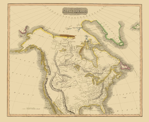 North America - Thomson 1814 Poster Print by Thomson Thomson # ITAM0005