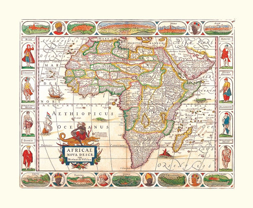 Africa - Visscher Poster Print by Visscher Visscher # ITAF0084