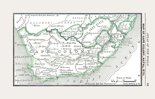 North Africa - Alden 1886 Poster Print by Alden Alden # ITAF0072