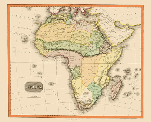Africa - Thomson 1821 Poster Print by Thomson Thomson # ITAF0009