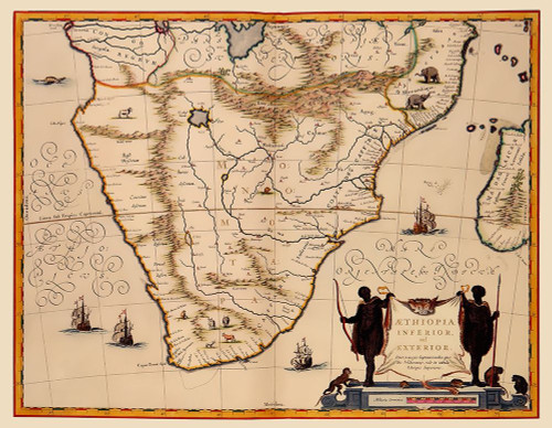 Southern Africa - Jansson 1635 Poster Print by Jansson Jansson # ITAF0013