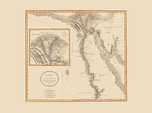 Middle East Egypt - Cary 1805 Poster Print by Cary Cary # ITEG0008