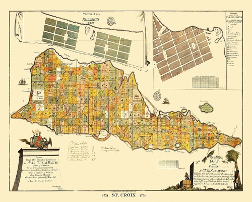Saint Croix Island Landowner United States Poster Print by Beck Beck # ITCA0003