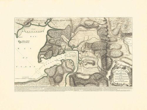 Shegnekto Bay French Forts and Settlements Poster Print by JEFFREYS JEFFREYS # ITCA0024
