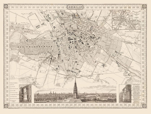 Berlin Germany - Meyer 1860 Poster Print by Meyer Meyer # ITBE0013