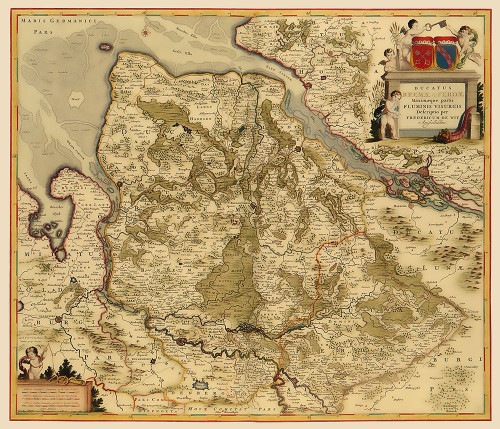 Bremen Verden Duchies Germany - De Wit 1688 Poster Print by De Wit De Wit # ITBR0010