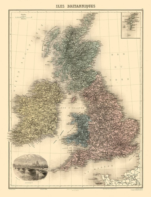 British Isles - Scotland - Migeon Poster Print by Migeon Migeon # ITBI0024