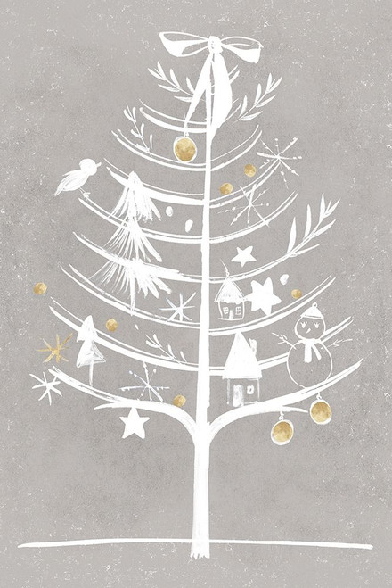 White Ornament Tree II  Poster Print by PI Studio PI Studio  # HP009A