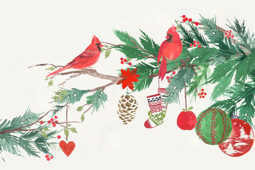 Christmas Birds I  Poster Print by PI Studio PI Studio  # HP024A
