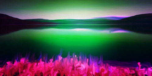 Norway Green Poster Print by Heidi Bannon # HBA116997