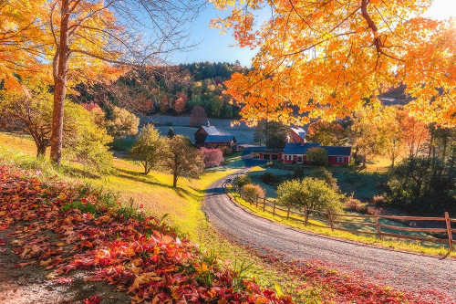 Sleepy Hollow Ranch, Vermont Poster Print by Bruce Getty # G2073D