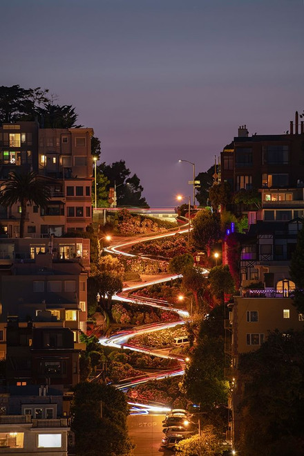 Lombard Street 2 Poster Print by Bruce Getty # G2065D