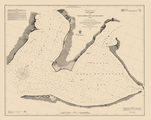Escambia - USCS 1861 Poster Print by USCS USCS # FLES0001