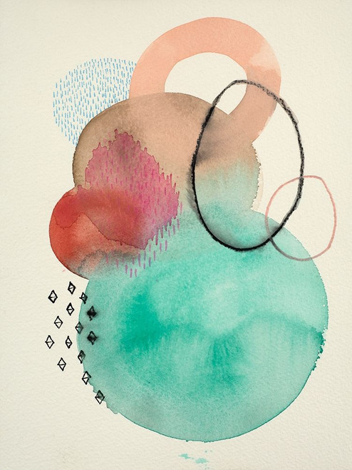 Splash 2 Poster Print by Faith Evans-Sills # FERC005B