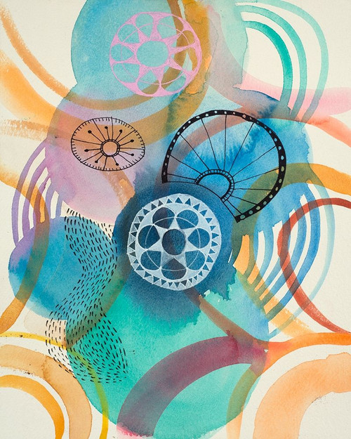 Joyful 4 Poster Print by Faith Evans-Sills # FERC009D