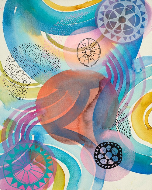 Joyful 3 Poster Print by Faith Evans-Sills # FERC009C